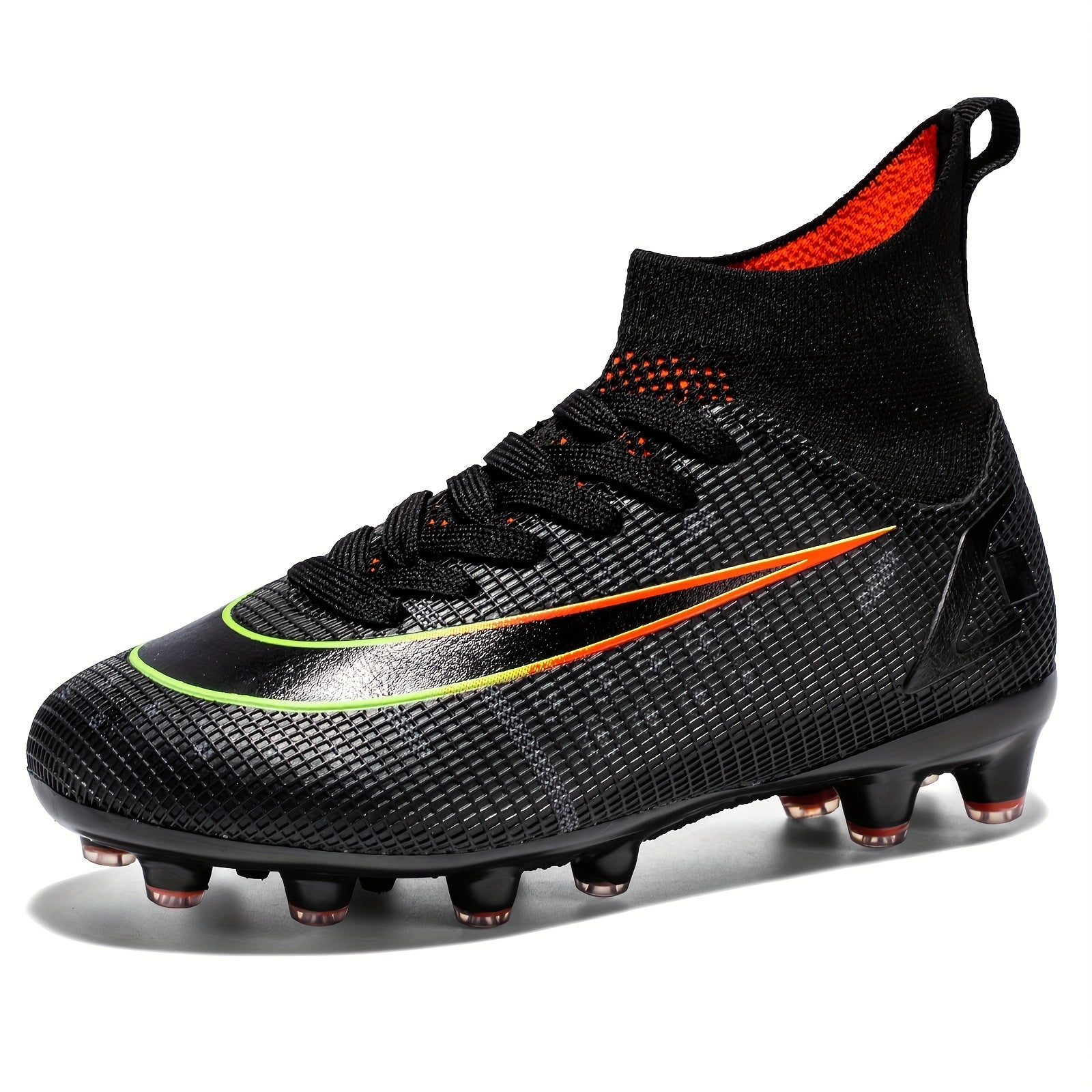 Youth Spiked Soccer Shoes Outdoor Anti Slip Lightweight Football Shoe