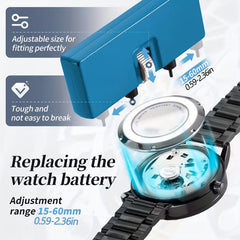 Watch Repair Tool Kit Watch Case Opener Back Remover Holder 26pcs