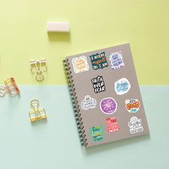 50pcs Inspirational Words Stickers Motivational Quote Vinyl Positive Sticker