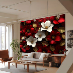High End 3D Tulip Wallpaper for Events