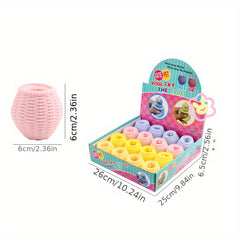 3pcs Chicken Cup Soft Decompressing Toys Funny Squeeze Toys Random