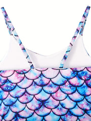 Mermaid Swimsuit for Girls Fish Scale for Pool and Hot Spring Fun