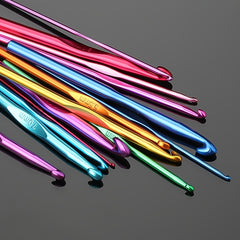 1pc Crochet Hooks High Coloured Aluminum Hook Needles Knitting Needles
