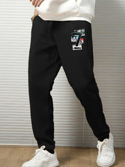 Men's Loose Sweatpants With 7 Print