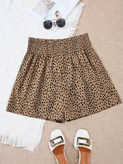 Smocked Waist Shorts for Women Spring Summer Casual Wear