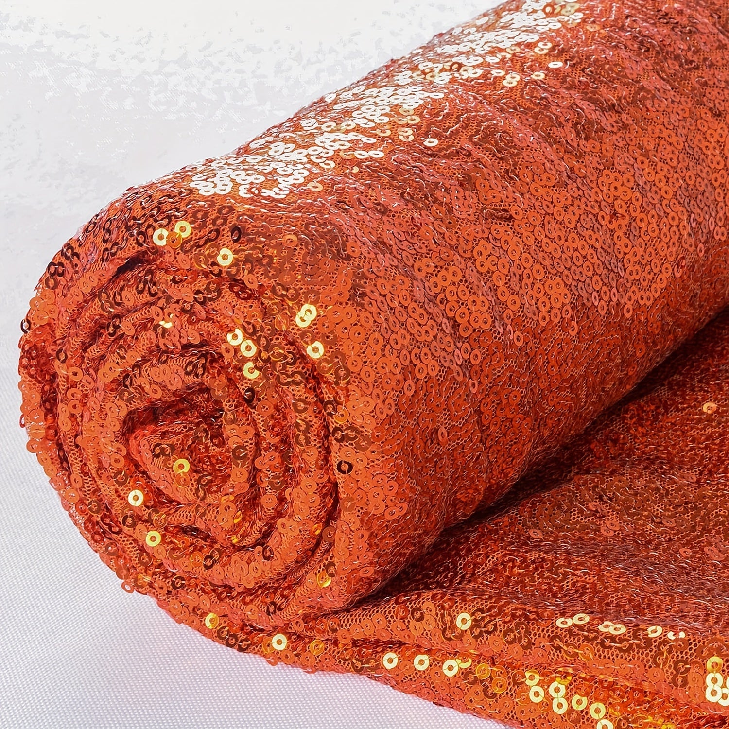 1pc Precut Sequin Fabric For Tablecloth Gowns Dress And Home Decor
