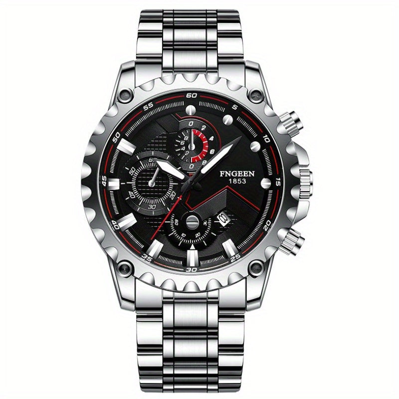 Fenzun Waterproof Sports Stainless Steel Men's Watch