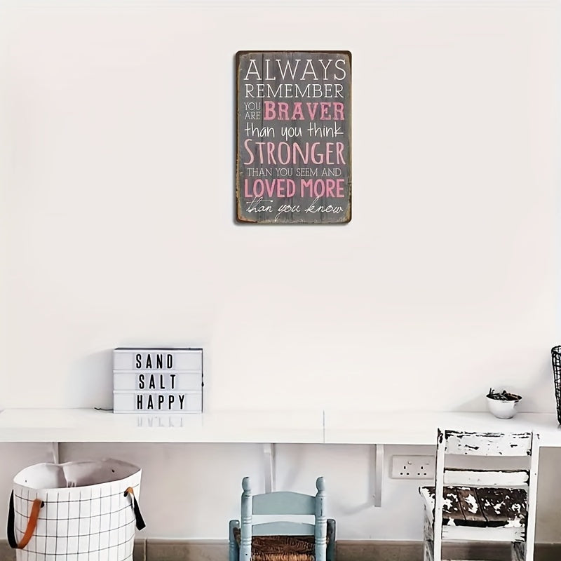 Inspirational Women's Board Metal Tin Sign Home Restaurant Bar Cafe Decor
