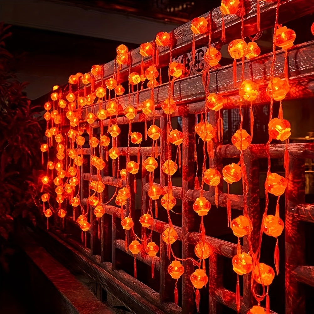 Chinese Style Red Lanterns String Lights 20LED - Party Decor
