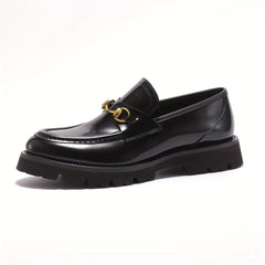 Men's Slip On Loafer Shoes Casual Anti skid Platform Shoes