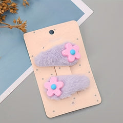 Autumn Winter Hair Clip Sweet Headwear Kids Hair Accessory