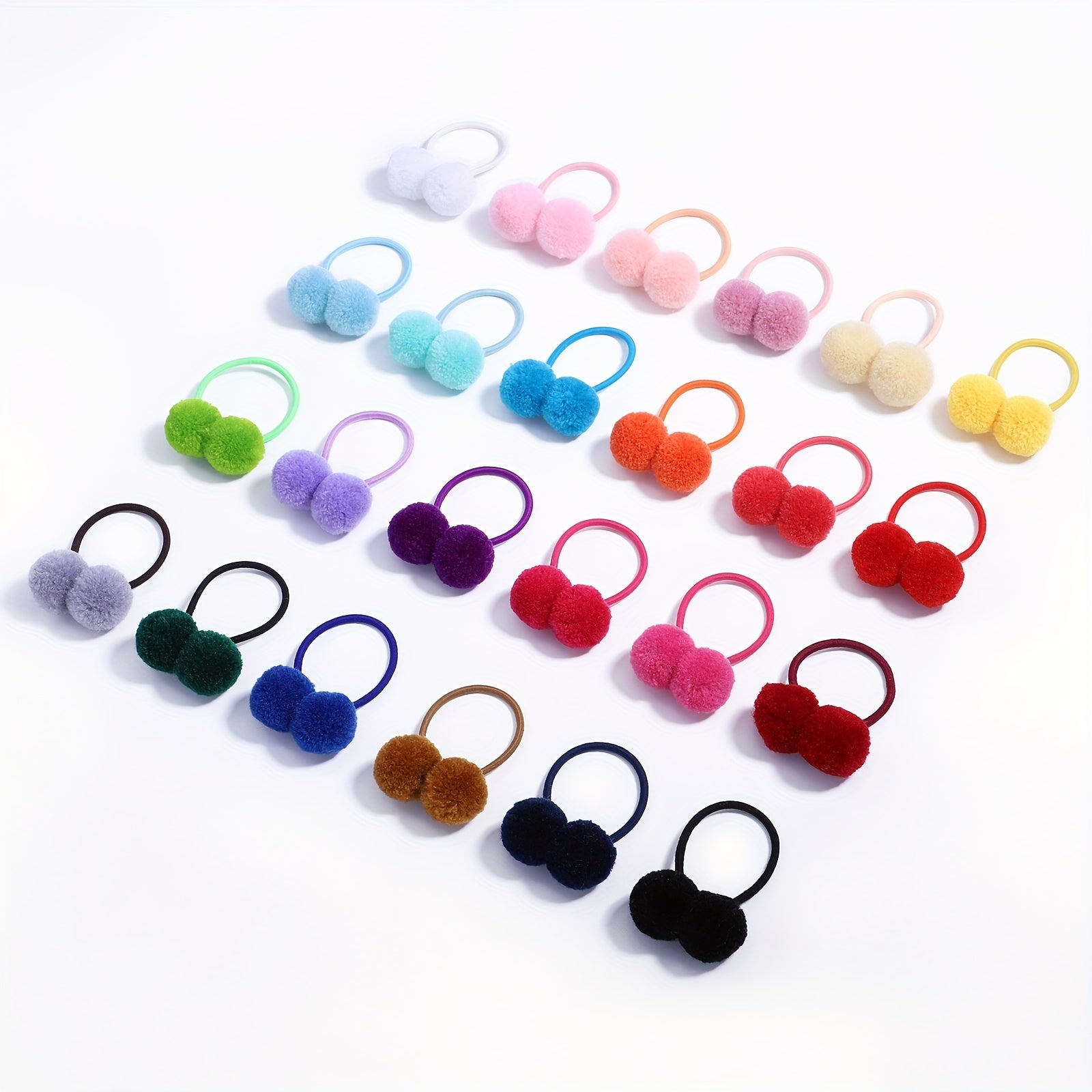 20 Piece Hair Ties for Baby Girls at Parties and Festivals