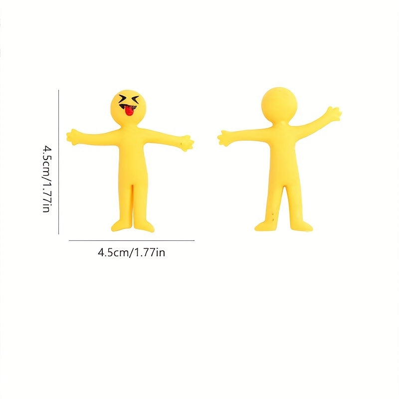 24Pcs Random Hot Expression Venting Doll Play A Little Yellow Man Doll
