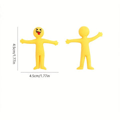 24Pcs Random Hot Expression Venting Doll Play A Little Yellow Man Doll