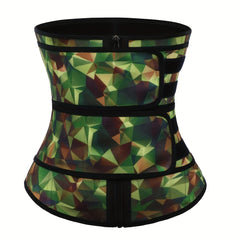 Geometric Pattern Tummy Wrap Tummy Control