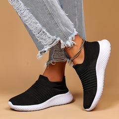 Women's Slip On Sporty Running Shoes Anti-slip Outdoor Sneakers