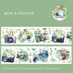 Waterproof PET Tape Travel Time Series for Scrapbooking and DIY Crafts