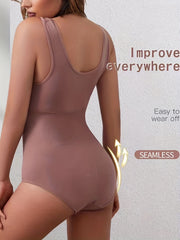 Double Button Control Bodycon Panties Women's Lingerie