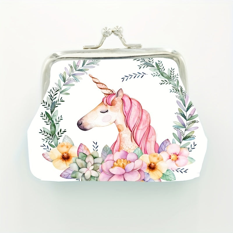 Cartoon Unicorn Coin Purse Wallet for Girls