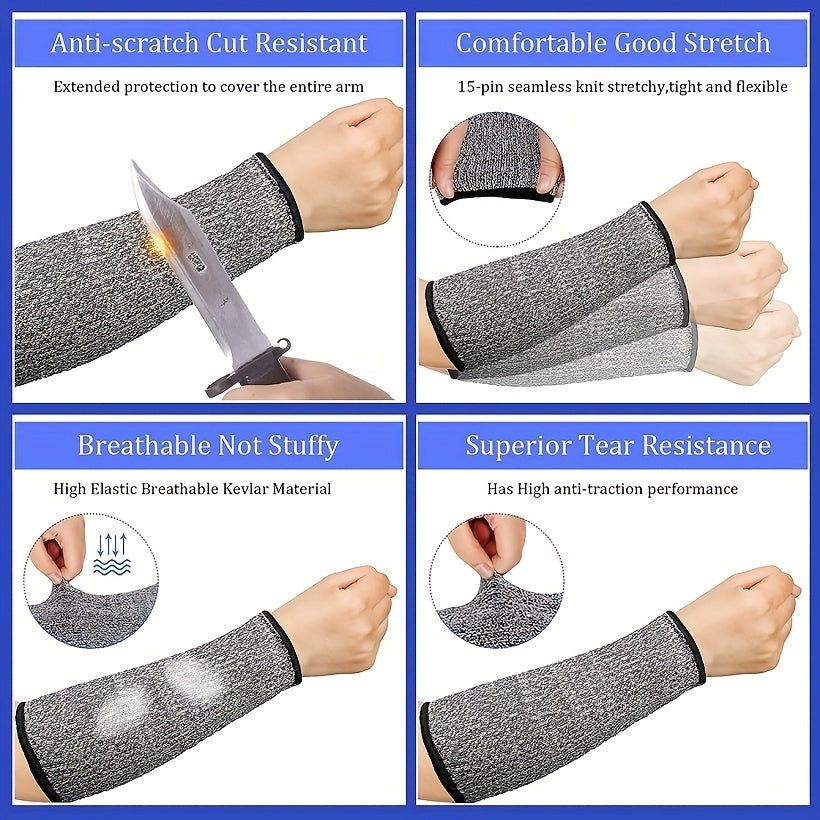 Cut Resistant Arm Sleeve for Weightlifting, Hppe Arm Guard