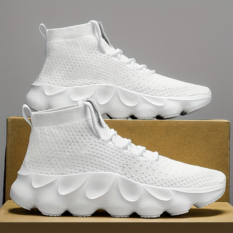 Soft Thick Sole Mesh Breathable Running Shoes Comfortable Sneakers