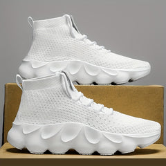 Soft Thick Sole Mesh Breathable Running Shoes Comfortable Sneakers