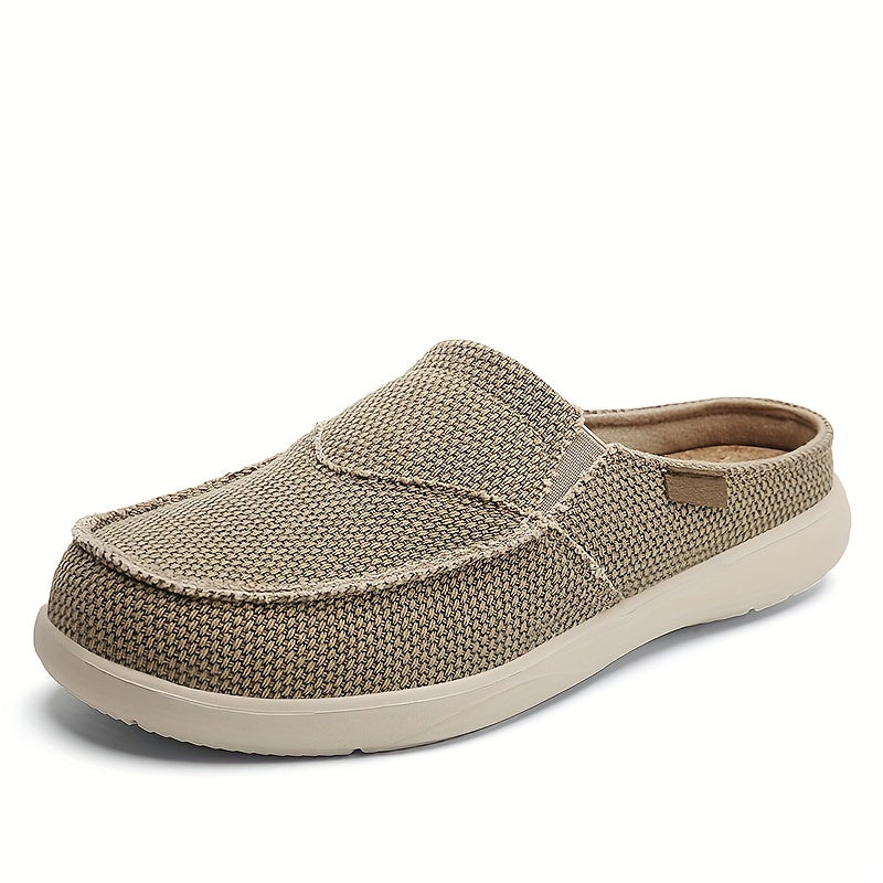 Men's Linen Slip-On Mules for Summer