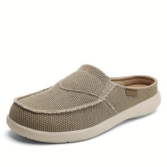 Men's Linen Slip-On Mules for Summer