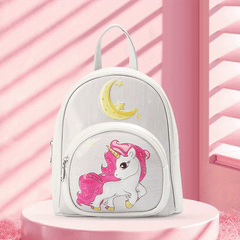 Unicorn Pattern Backpack for Kindergarten Princess Girls