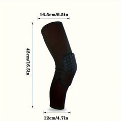 2pcs Honeycomb Knee Pads High Elastic Leg Guards