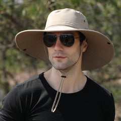 Wide Brim Sun Hat for Fishing Hiking UV Protection