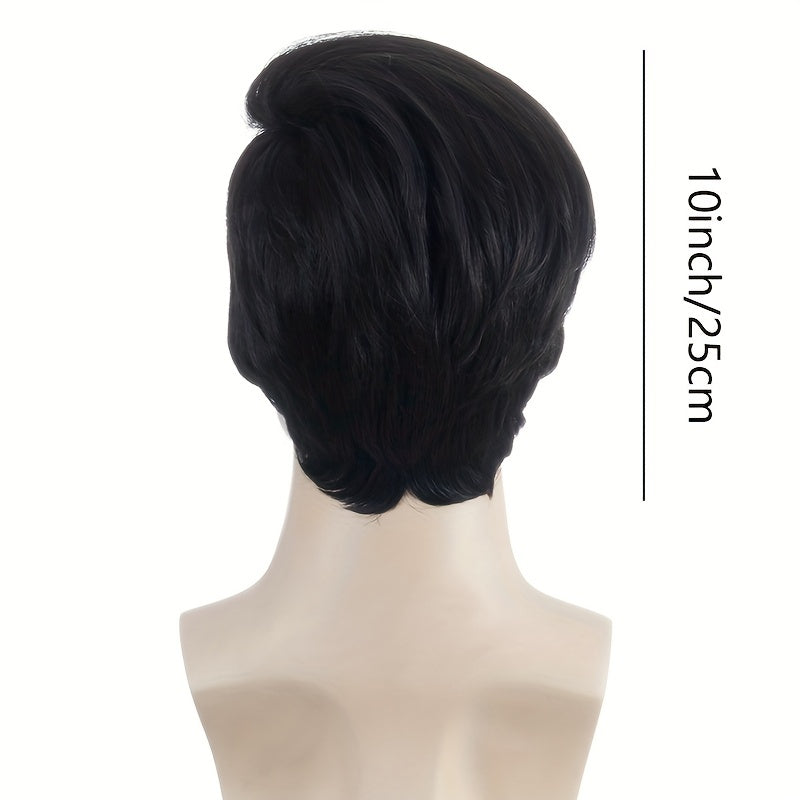 Short Hair Men's Wig Costume Wigs For Parties Handsome Dress Up