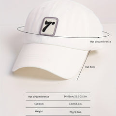 Embroidery Baseball Cap Lightweight Cotton Adjustable Dad Hat