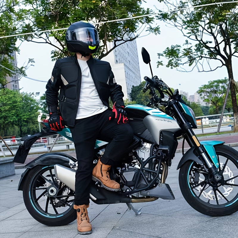 Waterproof Carbon Fiber Riding Gloves for Motorcycle Outdoor Cycling
