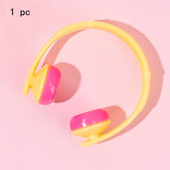 Doll Dress Up Headphones Doll Mini Headphone Accessories Play House Toy