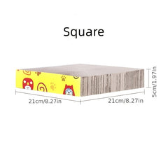 Cat Scratching Board Pad Anti Slip Corrugate Paper for Pet Kitten Claw Grinding