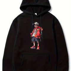 Anime Boy Hoodie Men's Pullover Winter Top
