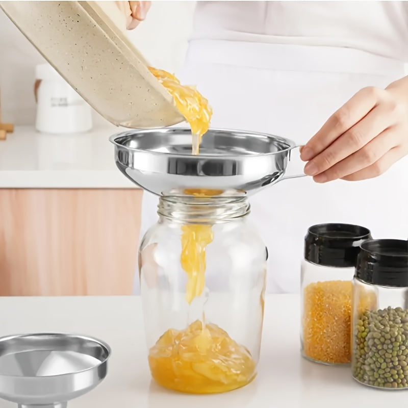 Stainless Steel Funnel for Salads Sauces Jams Oils and Wines