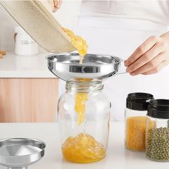 Stainless Steel Funnel for Salads Sauces Jams Oils and Wines