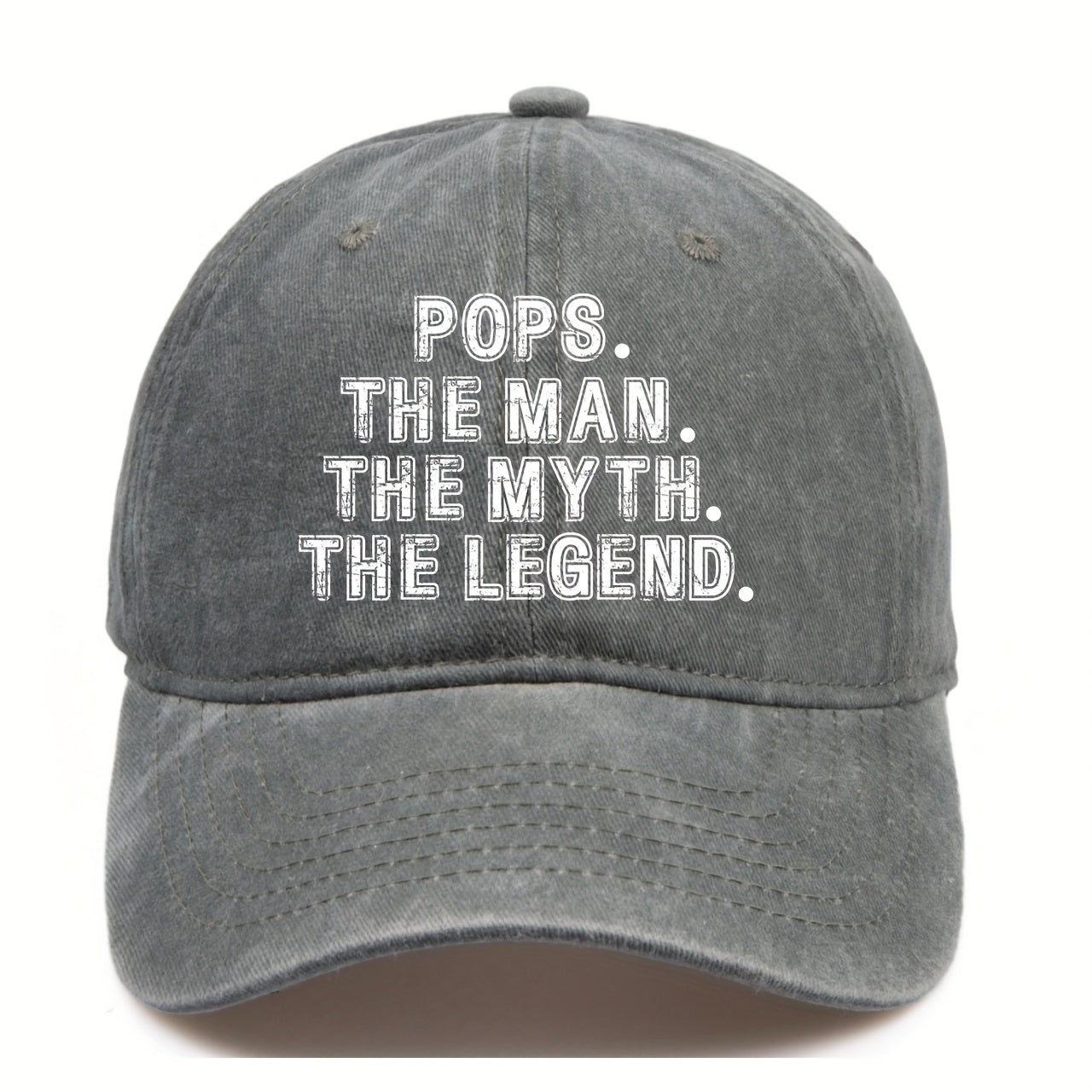 POPS Letter Printed Baseball Cap For Men And Women