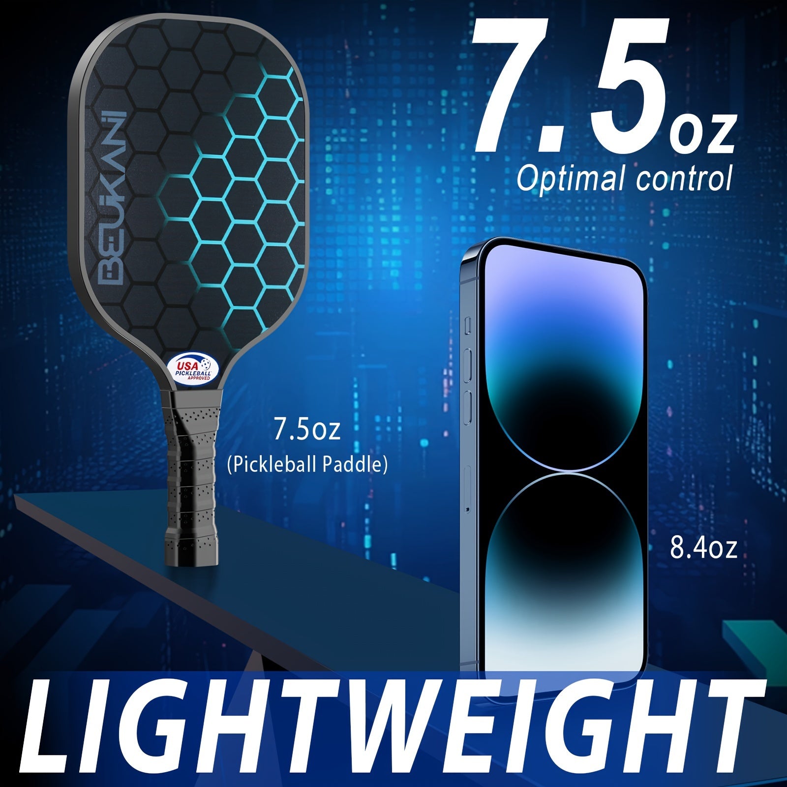Pickleball Paddles Set Of 2 USAPA Approved Pickleball Set