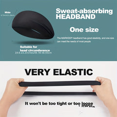Stretchable Yoga Headband for Men & Women Sweat Absorbent Running Band