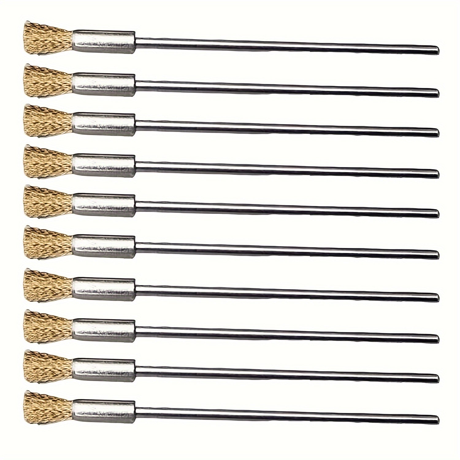 5pcs 3.94in Extended Steel Copper Wire Brush Pen Rust Paint Removal