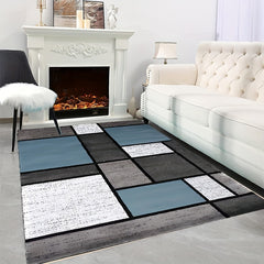 Washable Area Rug Large Square Non Slip Carpet for Home Interior Decor