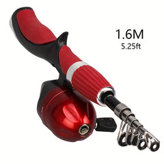 Telescopic Rod & Spinning Reel Combo - Beginner Saltwater Fishing