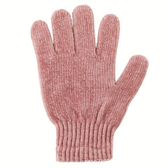 1 Pair Warm Five Fingers Winter Sport Gloves