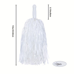 2pcs Cheerleading Pom Poms for Sports Game Performance