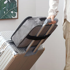 Double Layer Storage Travel Bag Lightweight Document Zipper Bag