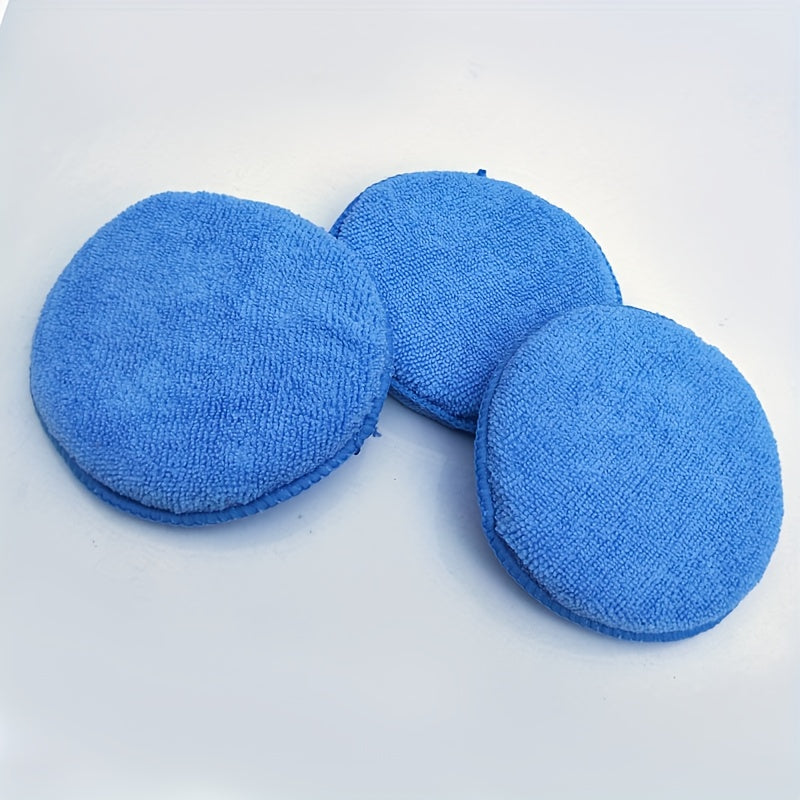 3pcs Ultra Fine Fiber Wax Foam Car Wax Pad