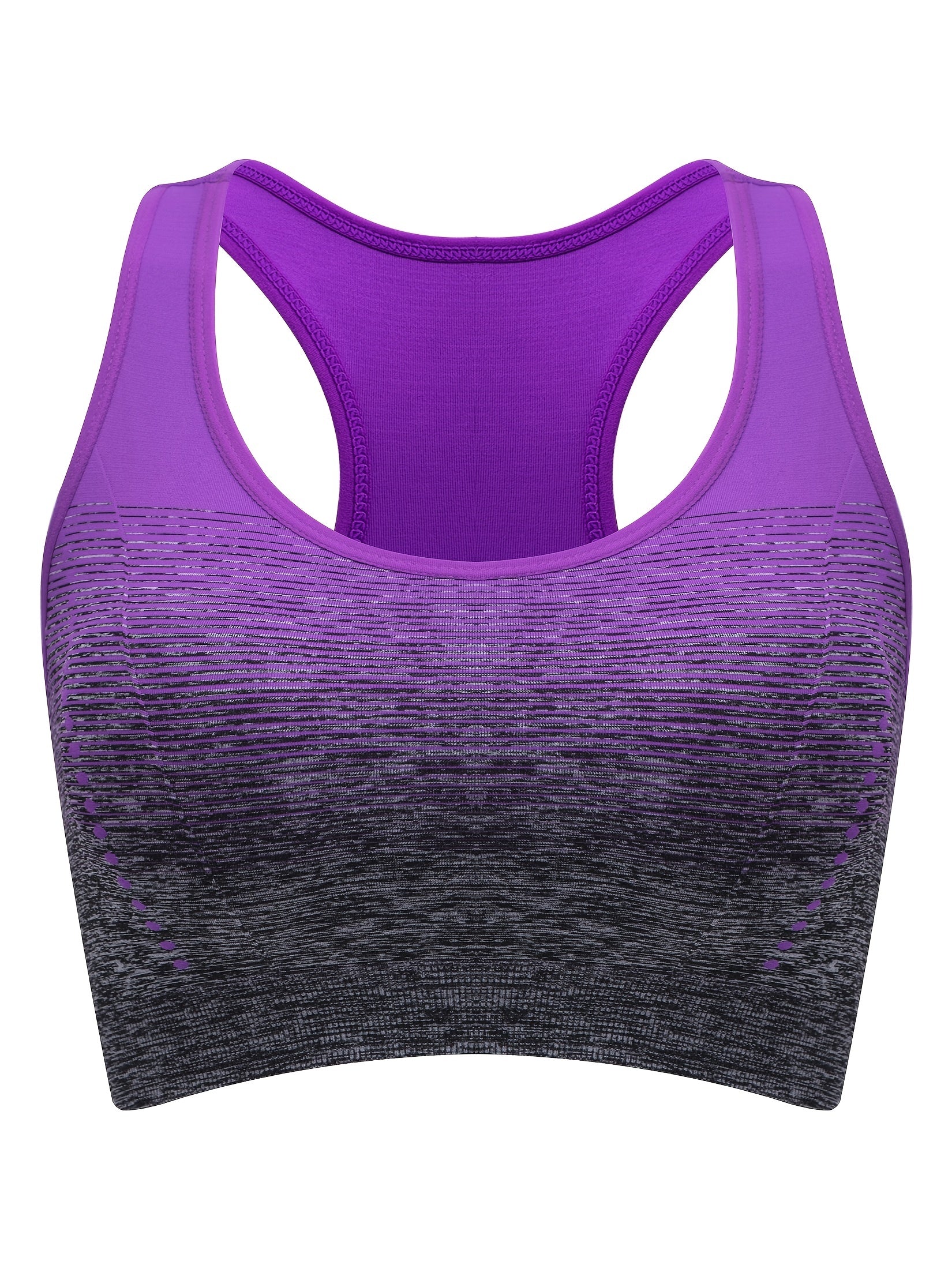 4pcs Racerback Sports Bra Round Neck Running Yoga Top